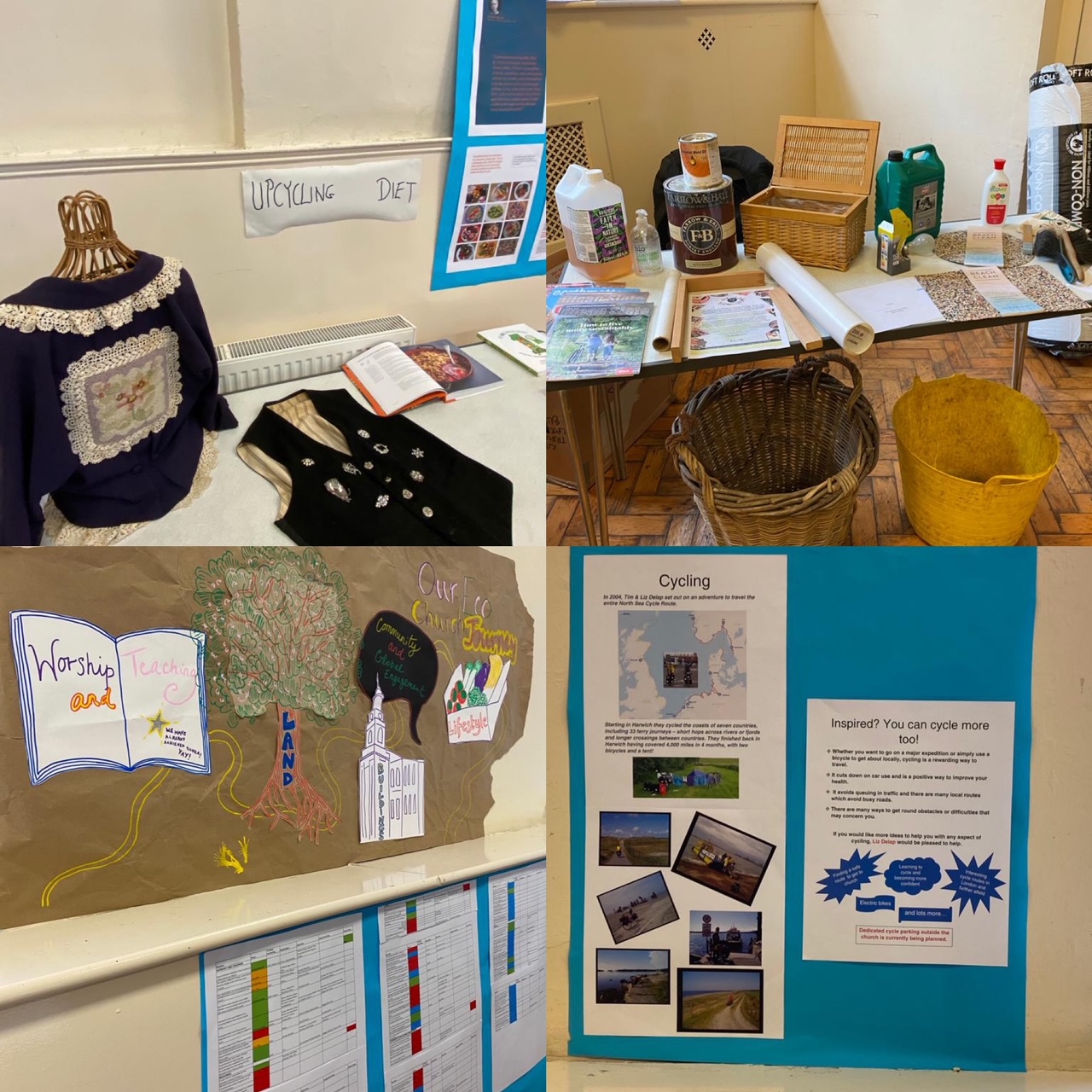 Climate Sunday displays